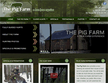 Tablet Screenshot of huntingpigspa.com